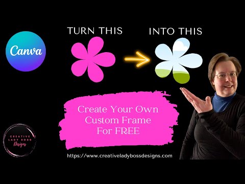 Custom Frames For Canva | Utilizing FREE Tools