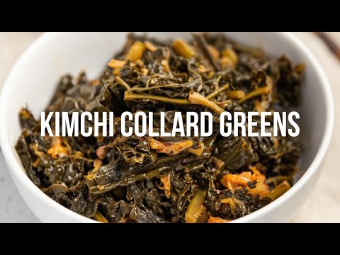 Kimchi Collard Greens
