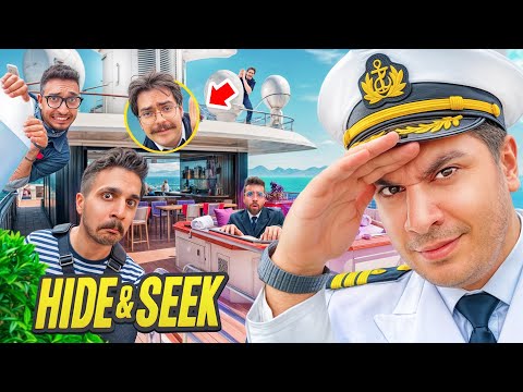 قایم موشک در بزرگترین کشتی تفریحی با یوتوبرا🚢