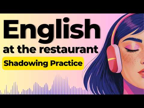Order Food in English | Improve your English Fluency with Shadowing | English Speaking Practice