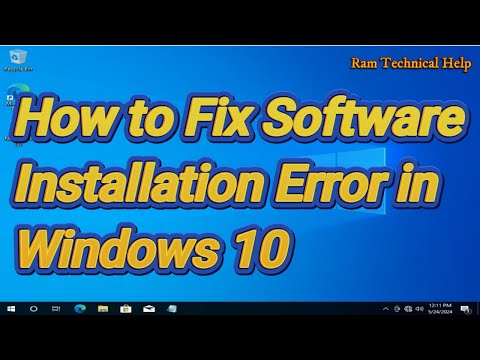 How to Fix Software Installation Error in Windows 10 | Fix Software Installation Error in Windows