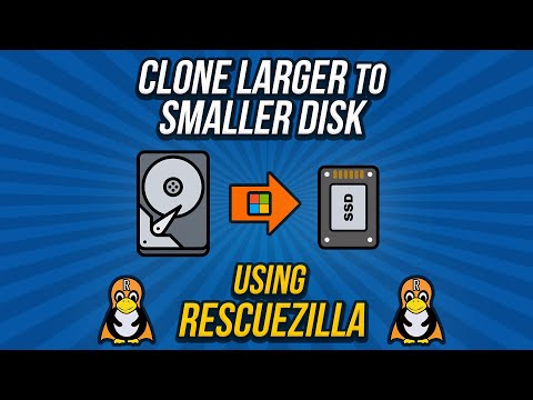 How To Clone a Larger Drive to a Smaller One with Rescuezilla