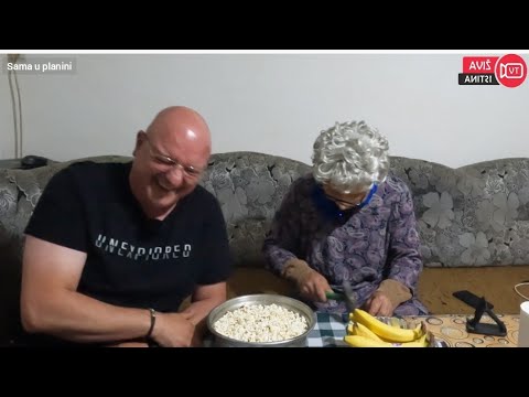 živa istina. Pogledajte kako je baka AZIZA jela kokice bez ZUBI!?