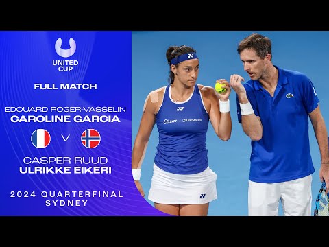 Roger-Vasselin/Garcia v Ruud/Eikeri Full Match | United Cup 2023 Quarterfinal
