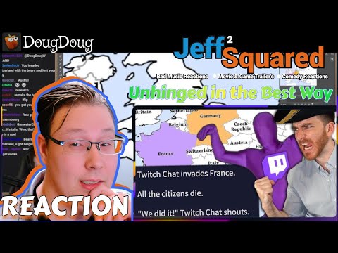 Twitch Chat and I invaded Europe with Artificial Intelligence | REACTION (DougDoug)