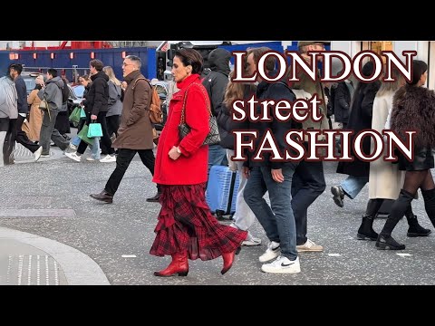 Winter Fashion in London. Best Street Style and Festive Season Outfits.