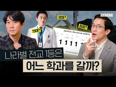 🇰🇷🇺🇸🇮🇳🇫🇷[수능특집] 각 나라별 가장 인기있는 전공 순위 | MMM  @MickeyPedia