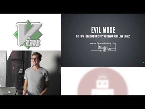 Evil Mode: Or, How I Learned to Stop Worrying and Love Emacs