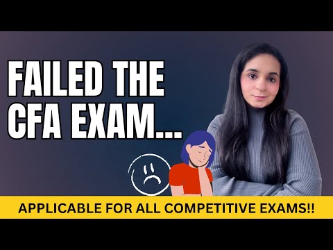 Failed The CFA Exam....| What Nobody Is Telling You | CFA Level 3