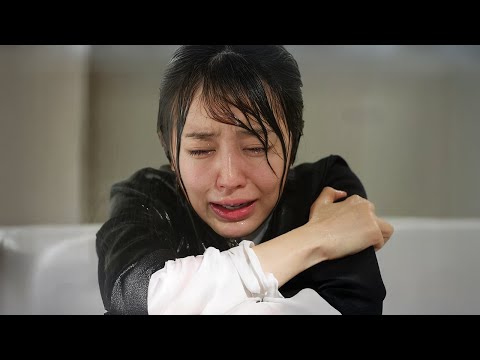 The poor girl is rejected by her friends because her father is a murderer.