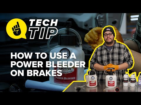 How To Power Bleed Brakes Using A Motive Power Bleeder