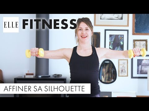 15 minutes pour affiner sa silhouette ( avec haltères )┃ELLE Fitness