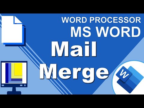 MS Word | Mail Merge
