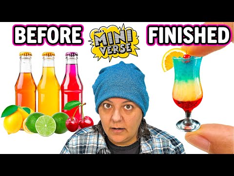 Cute Mini Drinks DIY...But ONLY FOR GROWN UPS!