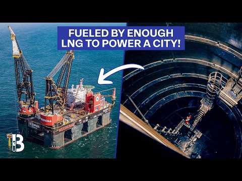 This 140,000 Ton Mega-Ship Is Propelled by LNG Engines & Eight Giant Thrusters | Blueprint