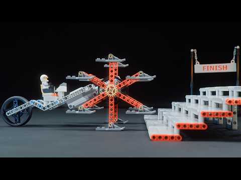 7 LEGO Cars Face 4 Obstacle Challenges #lego #legotechnic #experiment #engineering