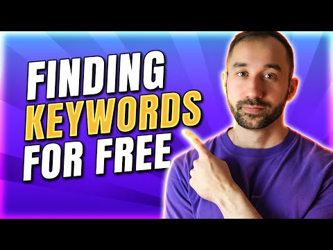 5 Ways to find Keywords (FREE)