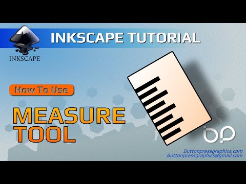 How To Use THE MEASURE TOOL In INKSCAPE