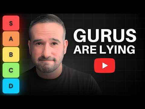 I Rank Every YouTube Growth Advice, Here's What Worked for Me (Tier List)