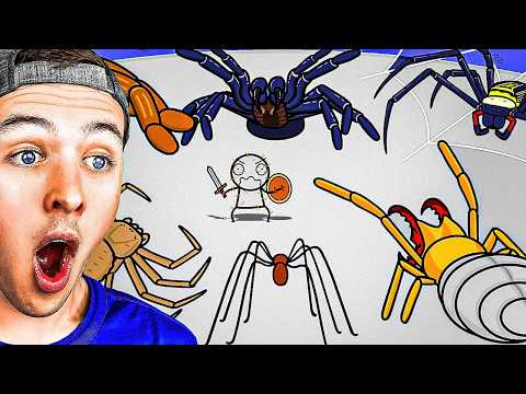 What if you FIGHT the DEADLIEST SPIDERS Part 2! (Dumb Doggo)