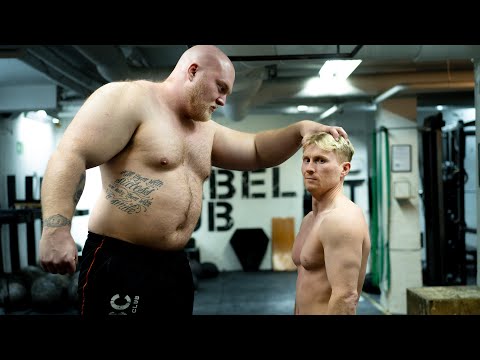 Swedish Giant VS Rock Climber in Grip Strength