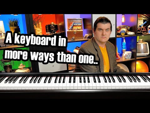 This digital piano has some very clever controls