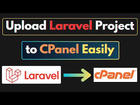 How to Upload Laravel Project to CPanel | Deploy Laravel Website to cPanel