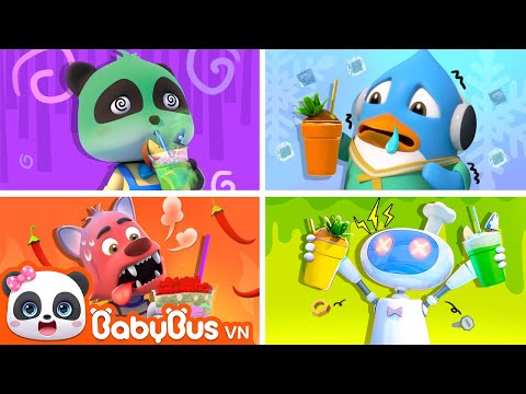 Những thức uống kỳ lạ | Người máy bán nước ép | Nhạc thiếu nhi vui nhộn | BabyBus