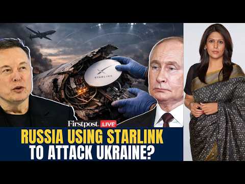 LIVE: Russian Drones Using Starlink? Ukraine's Satellite War Tech Alarm | Vantage with Palki Sharma