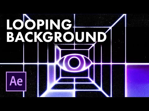After Effects Looping Background Tutorial - 3D Grid