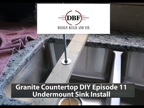 Undermount Sink Install (Granite Countertop DIY Episode 11)