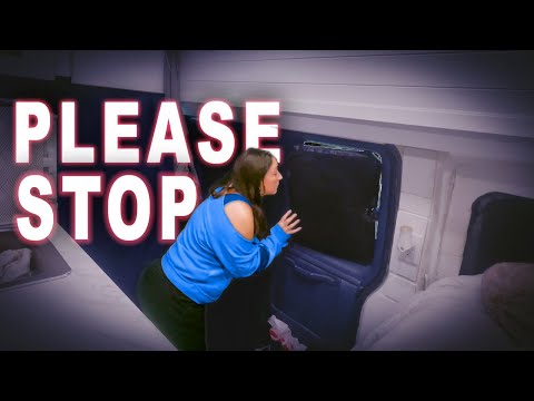 Living in a Van | He Wouldn't STOP Knocking π | Overnight Parking at a Hotel