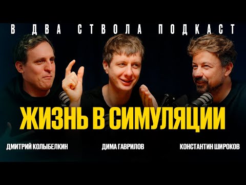 В ДВА СТВОЛА ПОДКАСТ: Жизнь в симуляции - Дима Гаврилов/ Колыбелкин/ Широков
