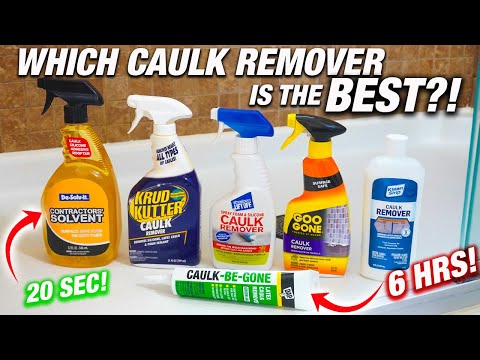 What Is The BEST Silicone Latex Caulk Remover Solvent? Let’s Find Out! DIY How To