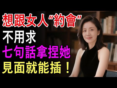 想跟喜歡的女人有進一步發展，說這七句話，沒有女人能抗拒！