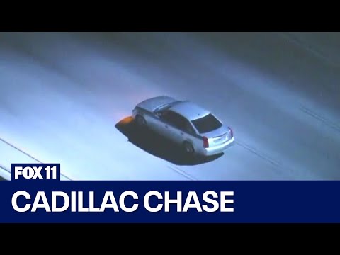 Police chase suspect breaks 100 mph; Suspect possibly connected to shooting