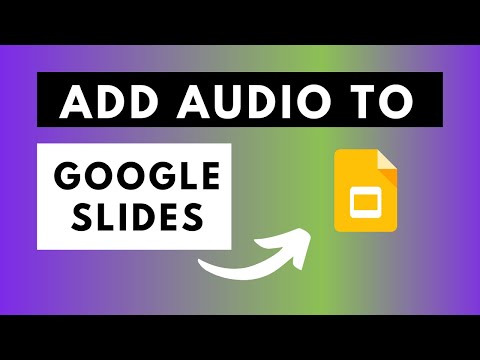 How to Add Audio to Google Slides | How to Insert Audio on Google Slides