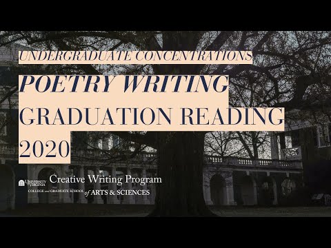 Poetry Writing Concentration, Graduation Reading 2020