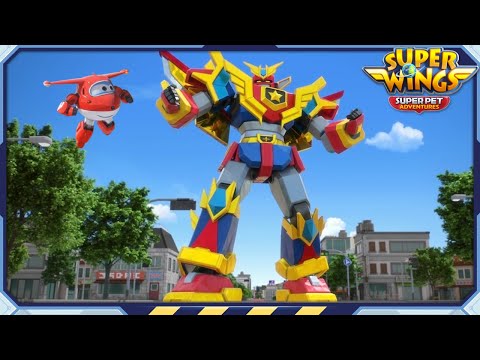 [SUPERWINGS7] Paper Rangers are Back! | Superwings Superpet Adventures  | Super Wings | S7 EP28