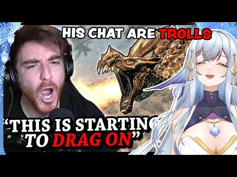 IF HE SAYS DRAGON 10 OF THEM SPAWN!! | DougDoug Skryrim | VTuber Reacts