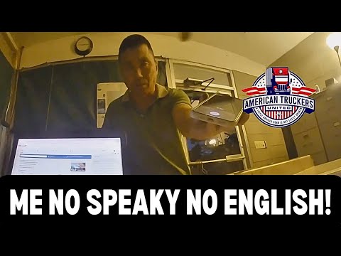 POLICE BODY CAM | Truck Driver Can't Speak English Placed Out of Service