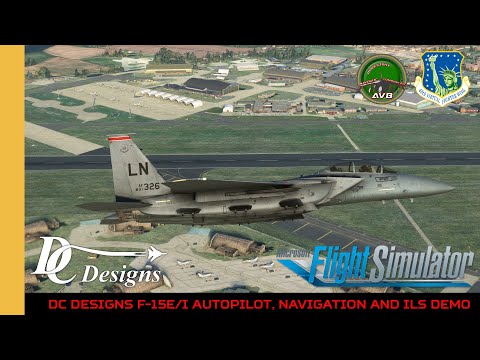 DC Designs F-15E/I Autopilot, Navigation And ILS Demo | MSFS | 48th VFW | Microsoft Flight Simulator
