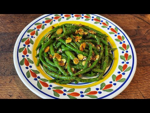 SALADE D'ÉTÉ AUX HARICOTS VERTS DU POTAGER