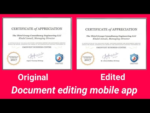 Edit documents with pixellab mobile app