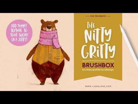 Effortless texture in Procreate with all-new The Nitty Gritty Brushbox