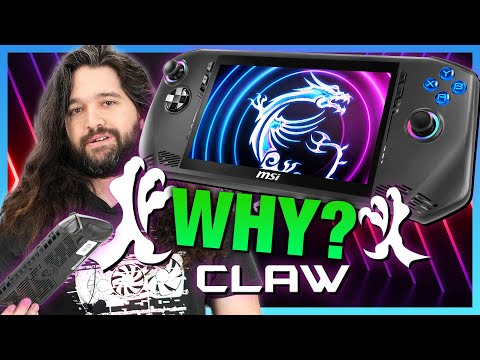 The MSI Claw is a Mess: Gaming Handheld Can't Compete | Review & Benchmarks