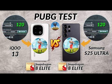 Samsung S25 Ultra vs iQOO 13 - 120 FPS PUBG Test, Heating & Battery Test | Shocking Results 😱