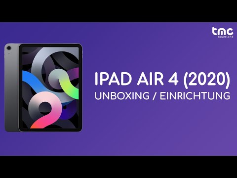 iPad Air 4 (2020) Unboxing & Einrichtung - space grey - deutsch