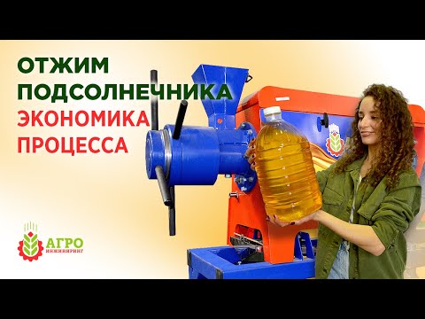 Отжим подсолнечного масла. Как посчитать экономику всего процесса.