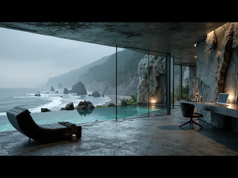 Deep Work Music for Intense Focus | Ocean Waves Productivity & Study Session